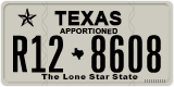 Texas, Apportioned vehicles (2012) (A12-3456)