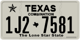 Texas, Combination (2012) (1A2-3456)
