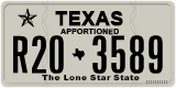 Texas, Apportioned vehicles (2012) (A12-3456)