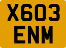 License plate of the United Kingdom, 1983 year system