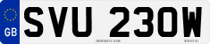License plate of the United Kingdom, 1963 year system