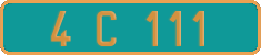 French license plate, Diplomatic
