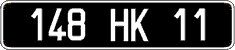 French license plate, FNI