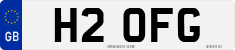License plate of the United Kingdom, 1983 year system
