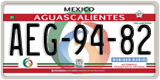 Aguascalientes, Cars (AAA-00-00)