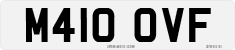 License plate of the United Kingdom, 1983 year system
