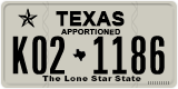 Texas, Apportioned vehicles (2012) (A12-3456)