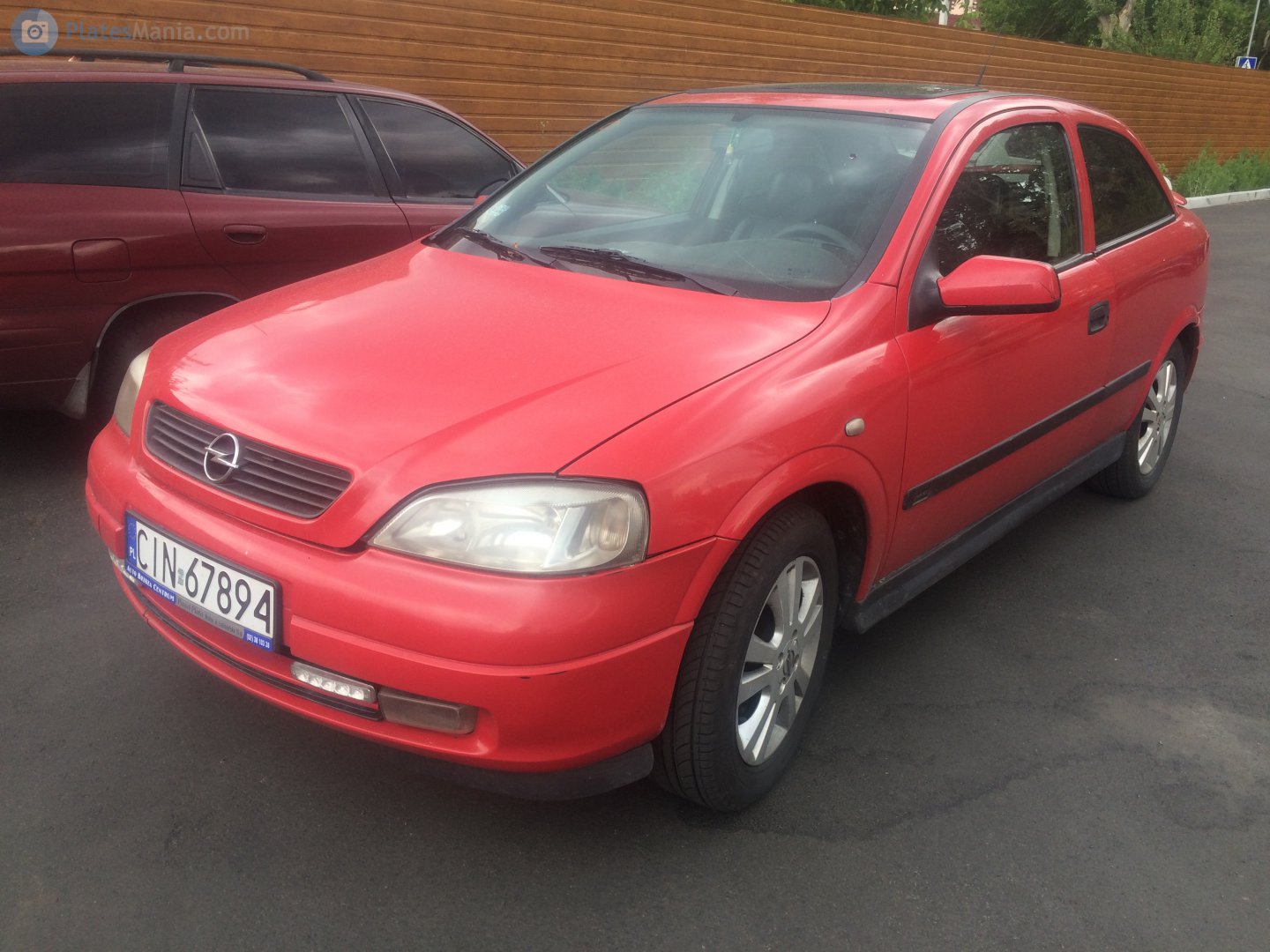 CIN 67894, Opel Astra 2nd gen 3-door Hatch (G; T98), 1998–2004