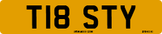 License plate of the United Kingdom, 1983 year system