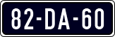 License plate of the Netherlands, Cars