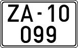License plates of Spain, 1900 year series