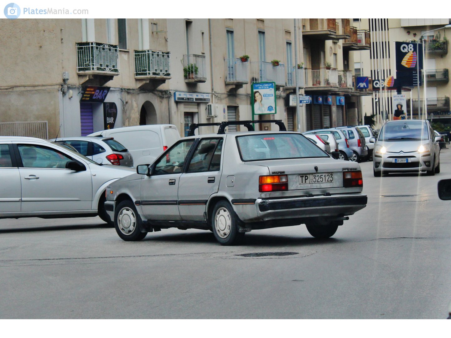 TP 325123, Hyundai Pony 3rd gen Sedan (X1; EU-market), 1985–1989