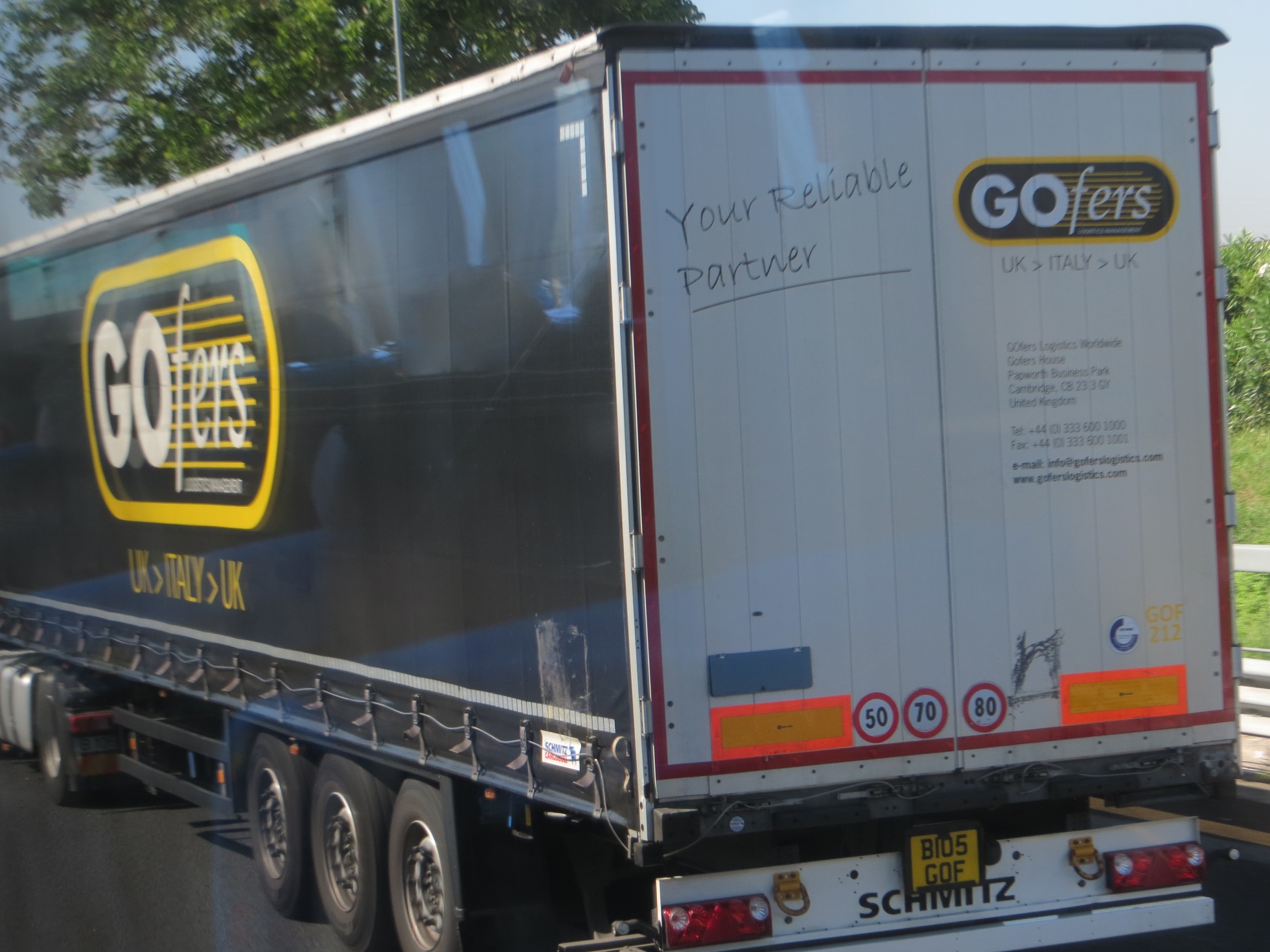 B 105 GOF, Schmitz SCS 