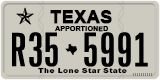 Texas, Apportioned vehicles (2012) (A12-3456)