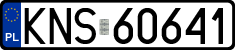 License plates of Poland, Regular car plates