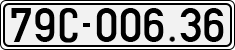 License plate of Vietnam, Cars
