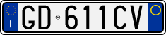 License plate of Italy, Cars (1994 year series)
