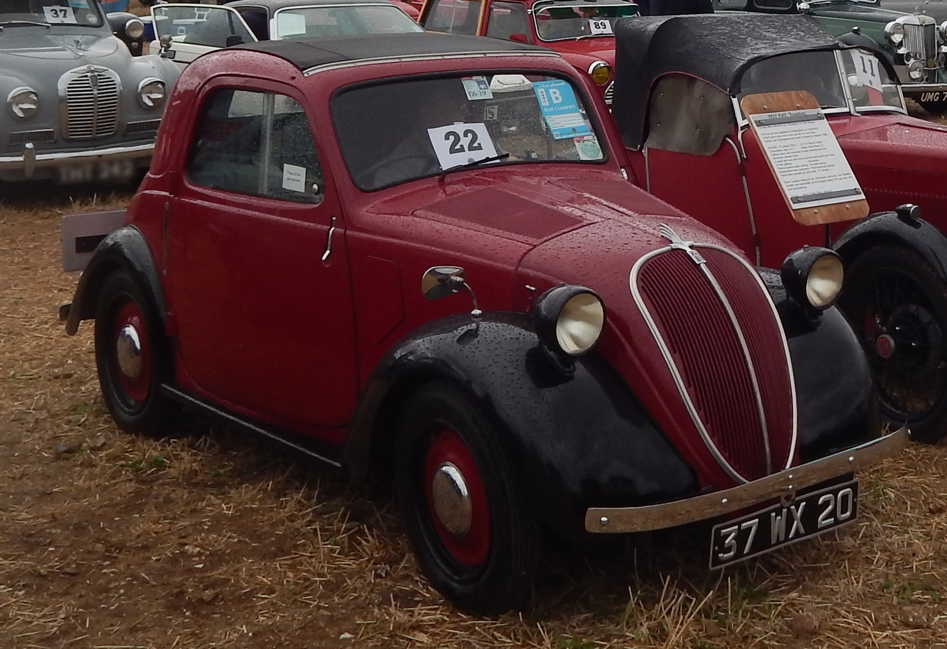 37-WX-20, FIAT 500 500A/B 'Topolino', 1936–1949