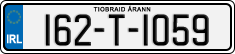 License plate of Ireland, Regular plates