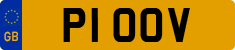 License plate of the United Kingdom, 1983 year system