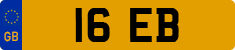 License plate of the United Kingdom, 1932 year system