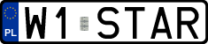 License plates of Poland, Vanity Plates