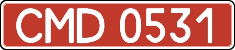 License plate Kazakhstan, Diplomatic