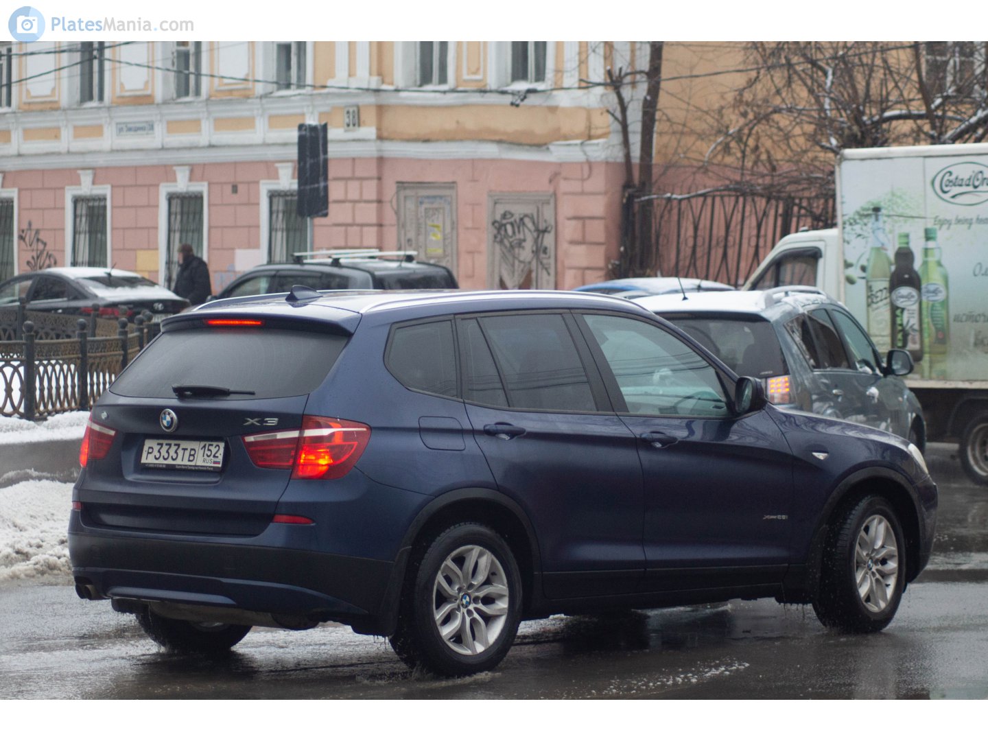 р 333 тв 152, BMW X3 2nd gen (F25), 2010–2017 (don't set)