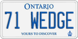 Ontario, Vanity Plates