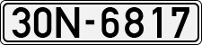License plate of Vietnam, Cars