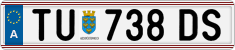 License plate of Austria, Regular plates