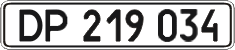 License plate Ukraine, Diplomatic