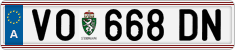 License plate of Austria, Regular plates