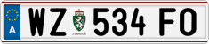 License plate of Austria, Regular plates