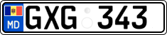 License plate of Moldova, Cars (2015)