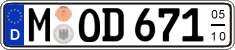 German license plate, Seasonal plates
