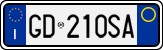 License plate of Italy, Cars (1994 year series)