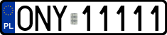 License plates of Poland, Regular car plates