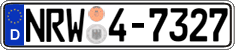 German license plate, Regional authorities