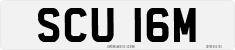 License plate of the United Kingdom, 1963 year system
