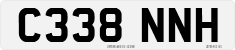 License plate of the United Kingdom, 1983 year system