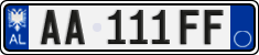 License plate of Albania, Cars (2011)