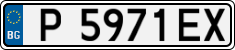 License plate of Bulgaria, Cars