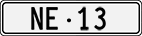 License plate of Switzerland, Cars