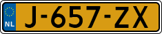 License plate of the Netherlands, Cars