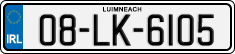 License plate of Ireland, Regular plates