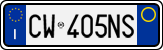 License plate of Italy, Cars (1994 year series)