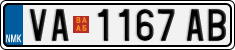 License plate of North Macedonia, Regular plates (2012)