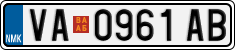 License plate of North Macedonia, Regular plates (2012)