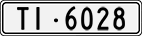 License plate of Switzerland, Cars